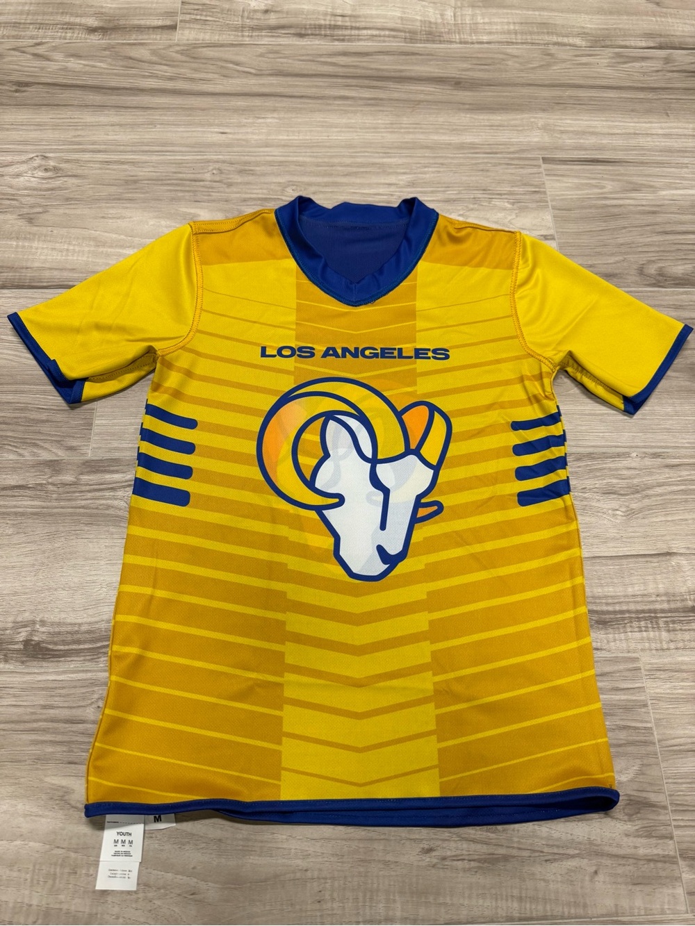 Los Angeles Rams Youth Medium Reversible Flag Football Jersey
